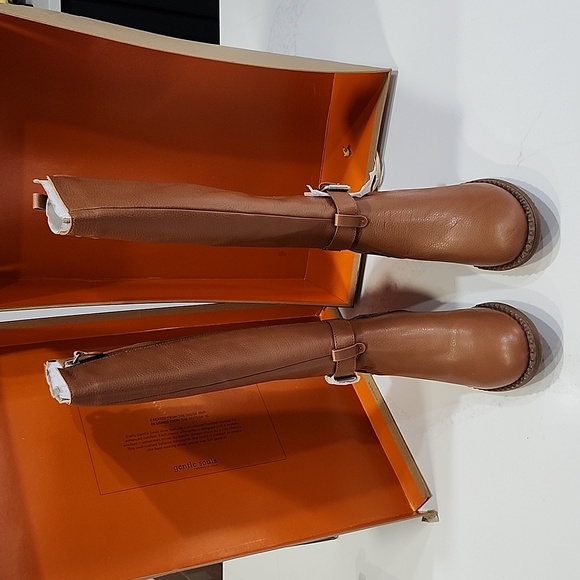 Gentle Souls by Kenneth Cole womens Best Chelsea Tall Moto Knee High Boot size 6 - Picture 2 of 6